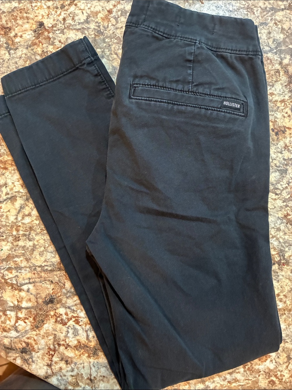 Hollister Black Slim Chino Pants